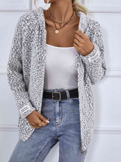 Maja | Damen Winter Zip-Up Hoodie Pullover