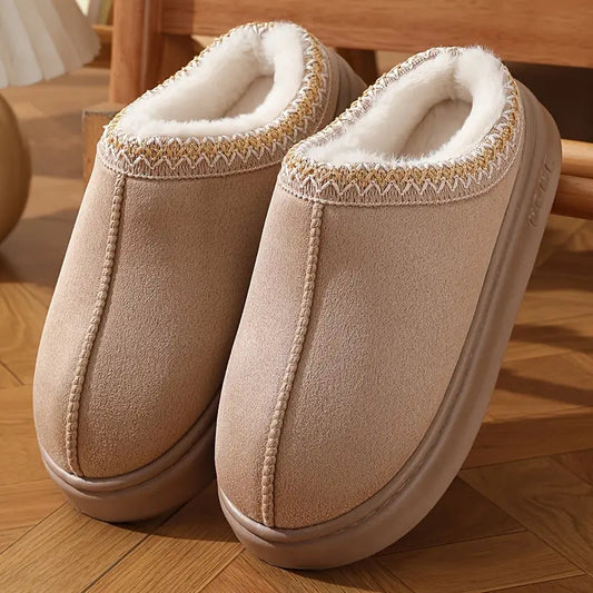 Anke | Damen Gemütliche Winter Slipper zum Hineinschlüpfen