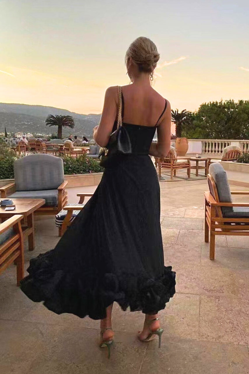 Maria | Damen Charmantes Abend- und Hochzeitsgastkleid
