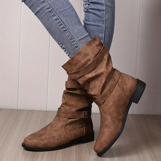 Viola | Damen Winter Stiefeletten mit Schnallen