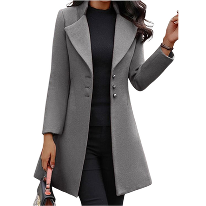 Emma | Damen Winter Wollmischung Mantel