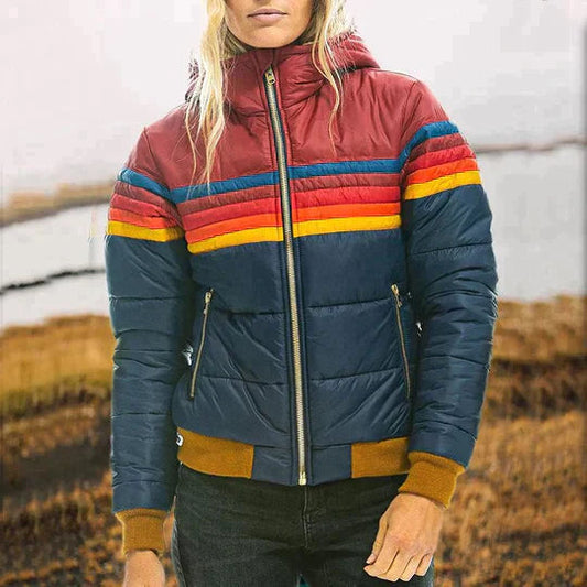 Lydia | Damen Jacke mit Abstraktem Muster