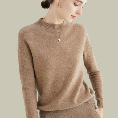 Stefanie | Damen Klassischer Winter-Strickpullover