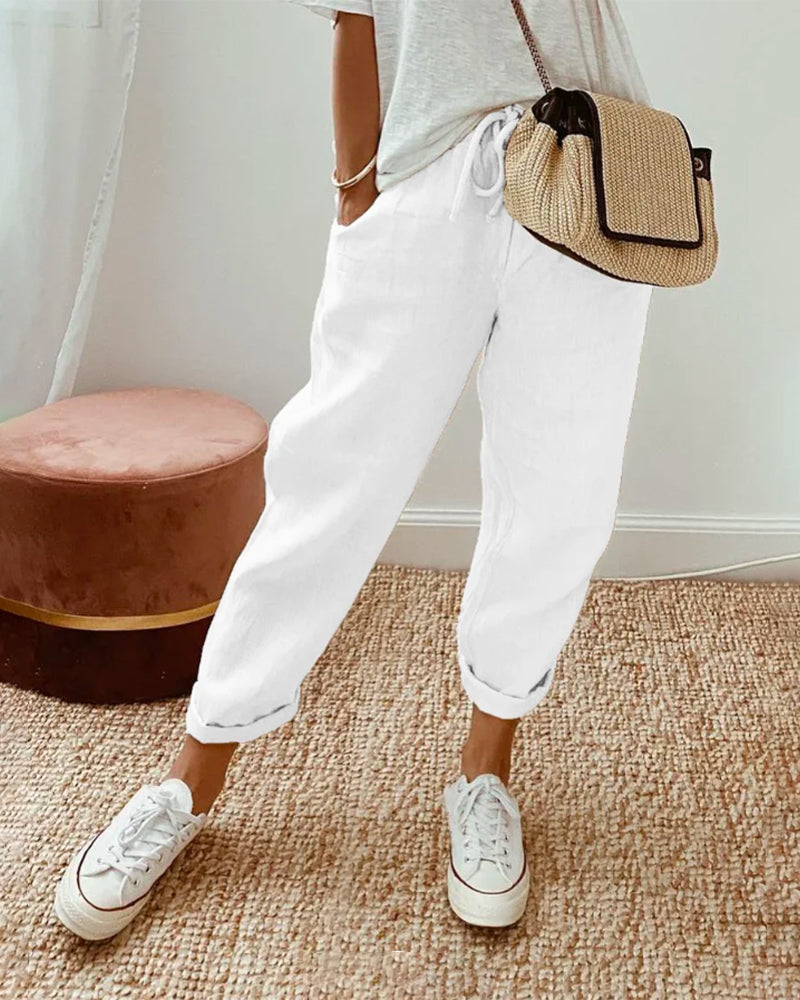 Carolin | Damen Sommerhose mit Relaxed Fit
