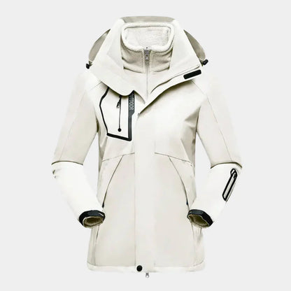 Annika | Damen Winter Outdoorjacke mit Kapuze