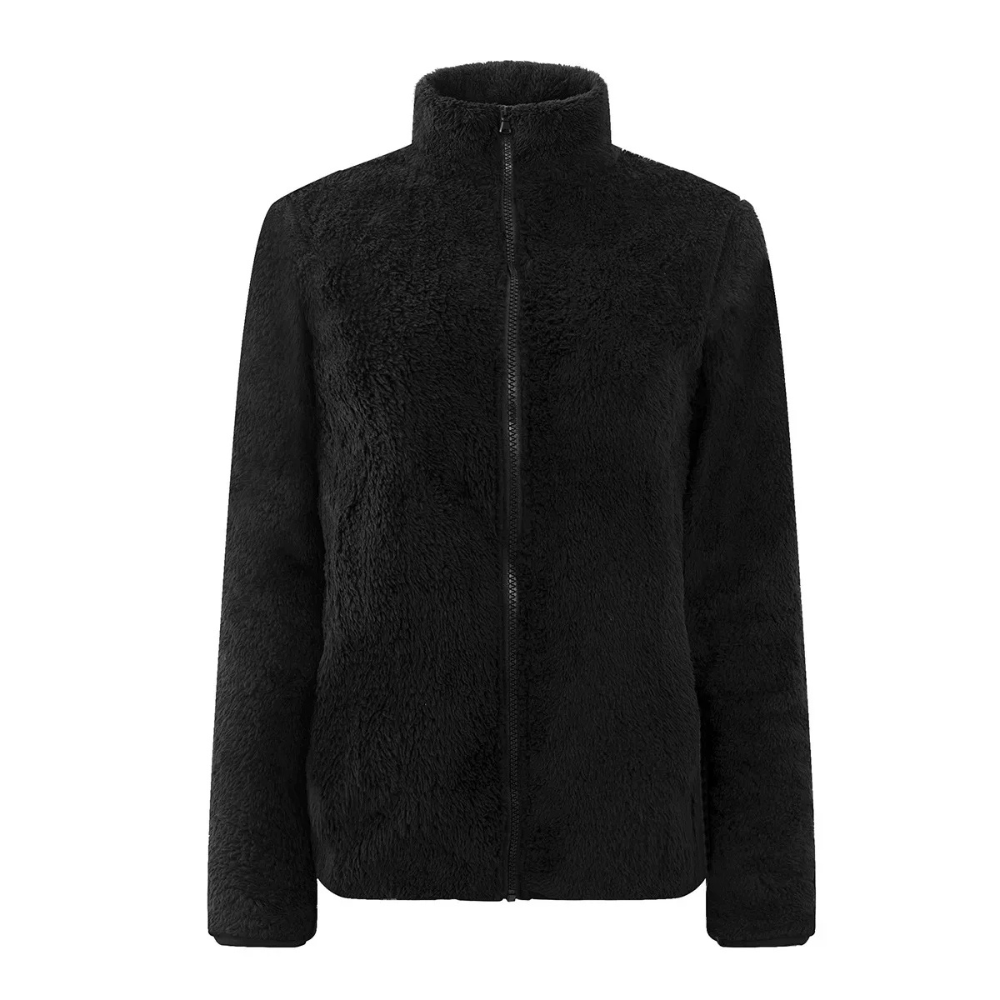 Beatrice | Damen Kuschelige Sherpa-Fleece-Reißverschlussjacke