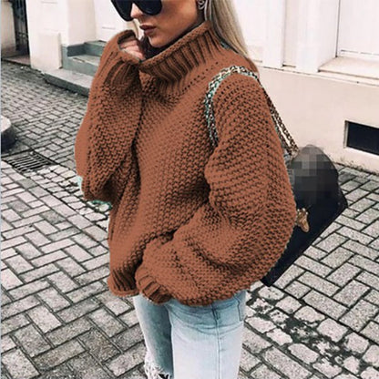 Natascha | Damen Übergroßer Rollkragenpullover