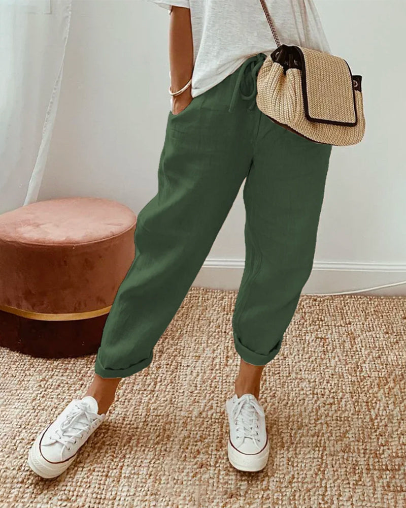 Carolin | Damen Sommerhose mit Relaxed Fit