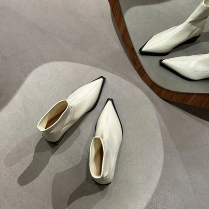 Emma | Damen Winter-Stiefeletten mit eckigem Absatz