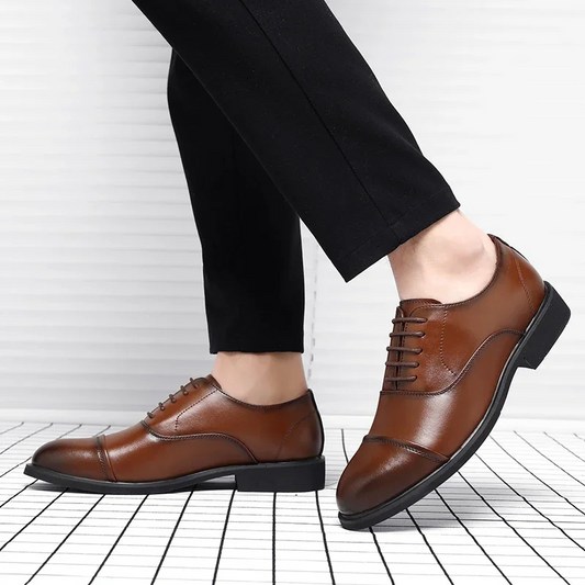 Markus | Herren Elegante Cap-Toe Klassische Oxford-Schuhe