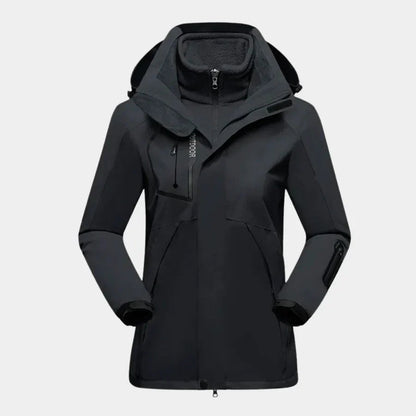 Annika | Damen Winter Outdoorjacke mit Kapuze
