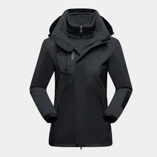 Annika | Damen Winter Outdoorjacke mit Kapuze