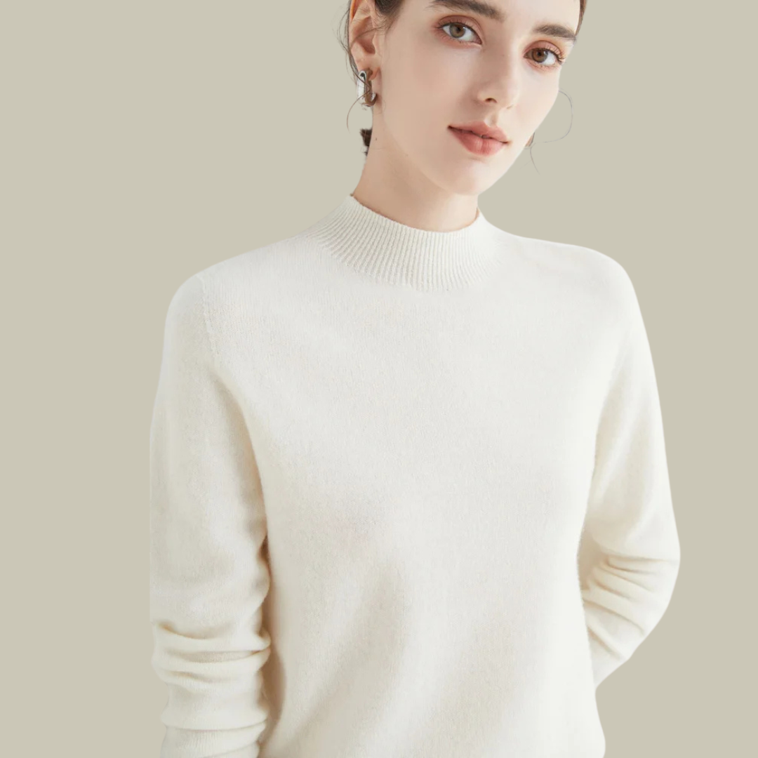 Stefanie | Damen Klassischer Winter-Strickpullover