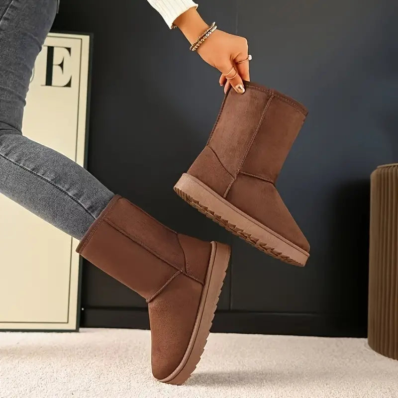 Kirsten | Damen Winter Slip-On Stiefel