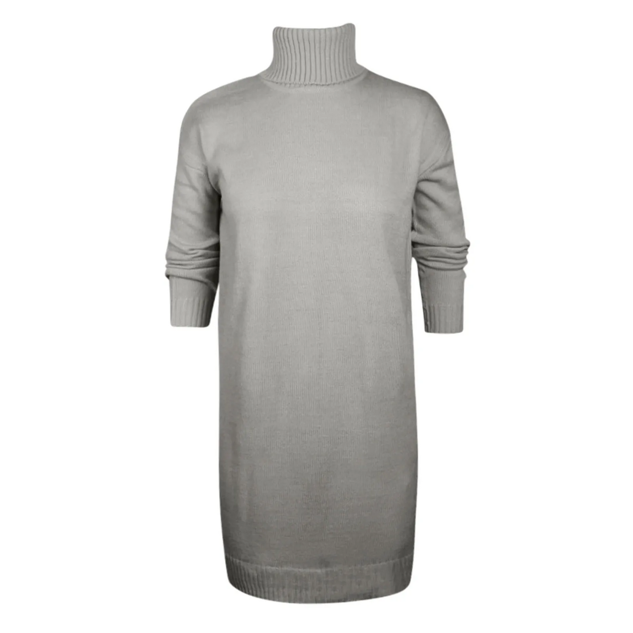 Lydia | Damen Winter Rollkragen Strickkleid