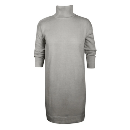 Lydia | Damen Winter Rollkragen Strickkleid