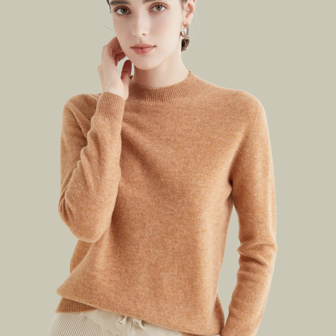 Stefanie | Damen Klassischer Winter-Strickpullover
