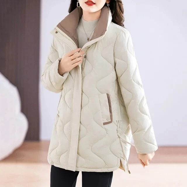 Carolin | Damen Freizeit Langarm Steppmantel