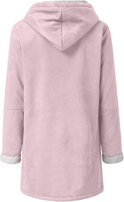 Doris | Damen Kapuzen-Dufflecoat aus Wolle