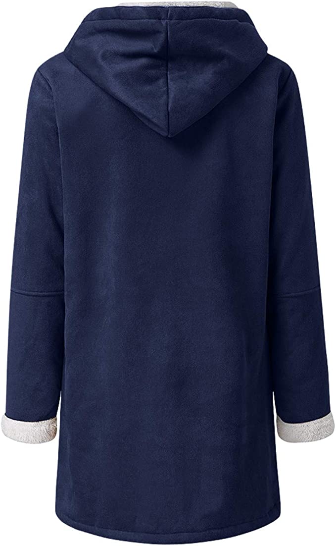 Doris | Damen Kapuzen-Dufflecoat aus Wolle
