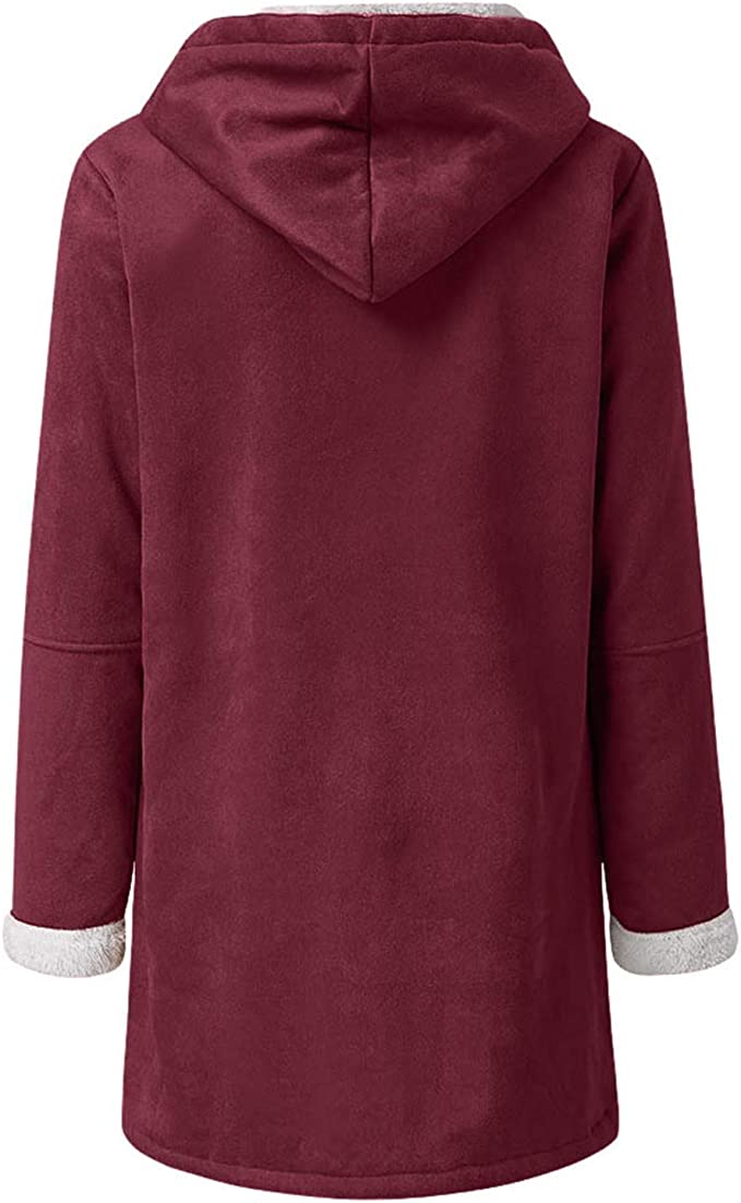 Doris | Damen Kapuzen-Dufflecoat aus Wolle