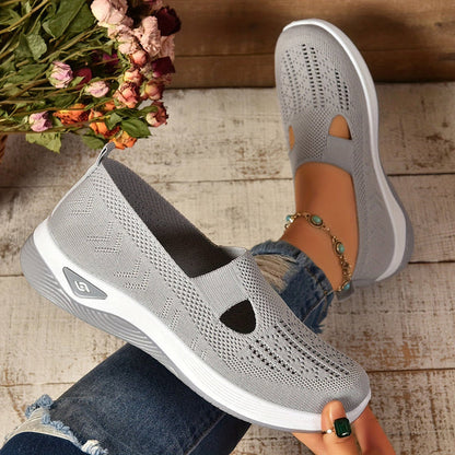 Edith | Damen Sommer Slip-On Freizeitschuhe