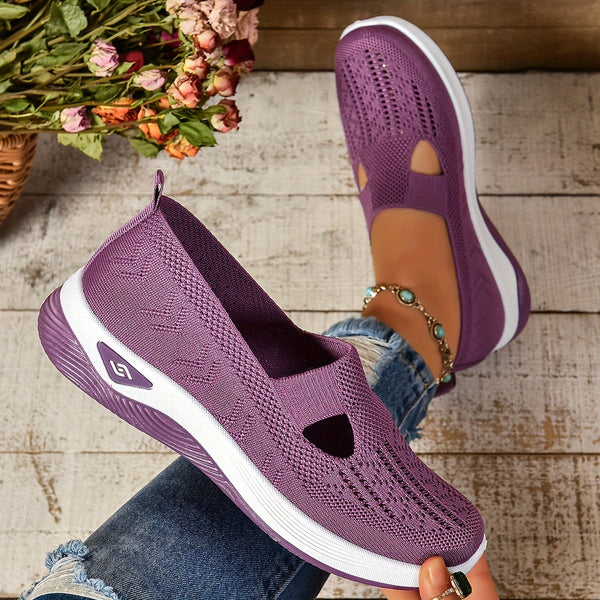 Edith | Damen Sommer Slip-On Freizeitschuhe
