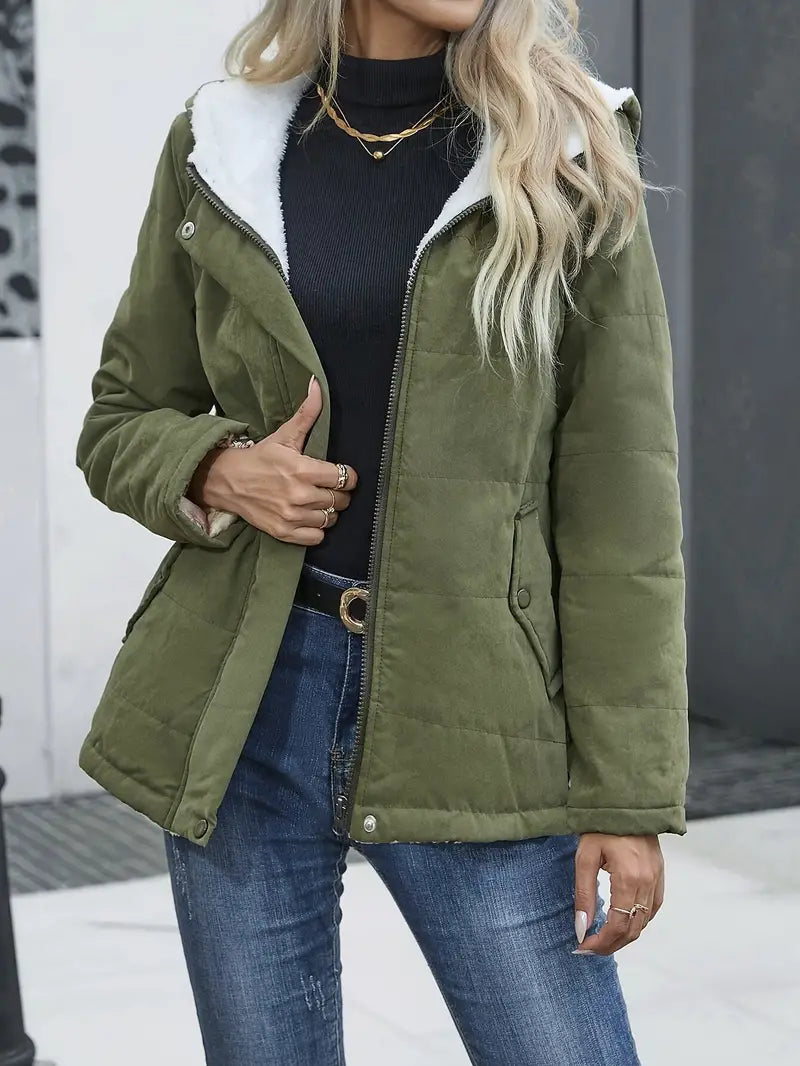 Ursula | Damen Gemütliche Winter Steppjacke