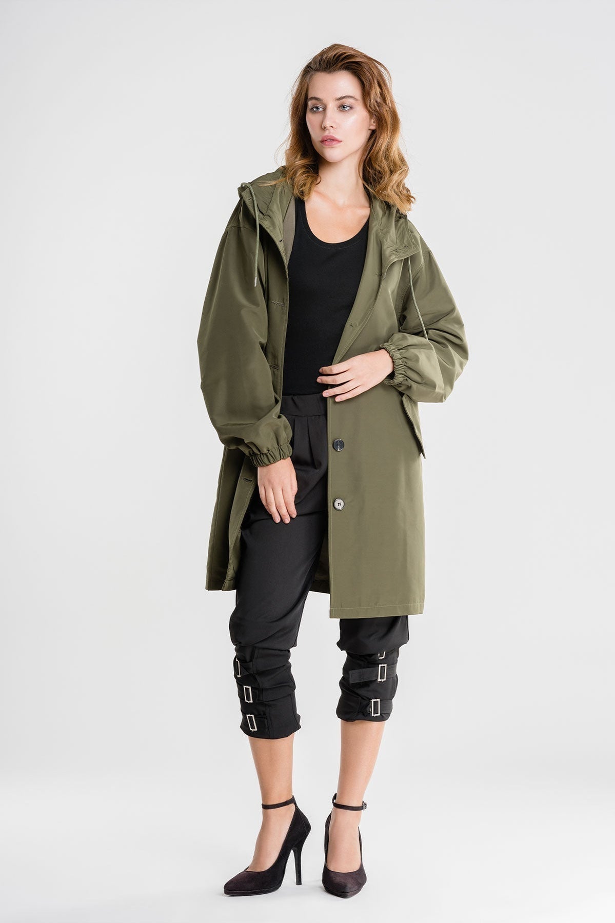 Elfriede | Damen-Langarmjacke mit Kapuze