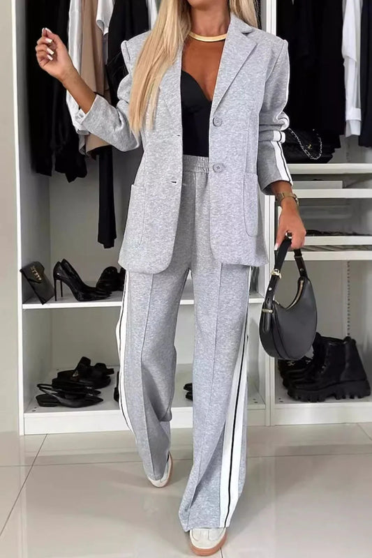 Lara | Damen Winter Sportliches Blazer-Hosen-Set