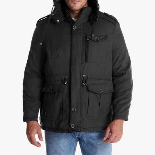 Friedrich | Herren Kapuzen-Winterjacke für Kaltes Wetter