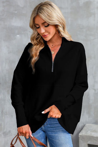 Klara | Damen Winter Zip-Up Pullover