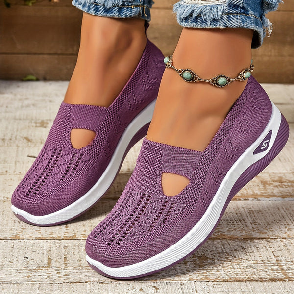 Edith | Damen Sommer Slip-On Freizeitschuhe