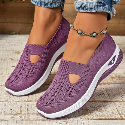 Edith | Damen Sommer Slip-On Freizeitschuhe