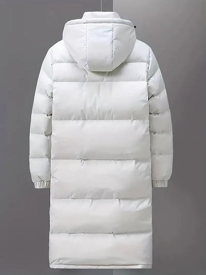 Andrea | Damen Winter-Mantel mit Kapuze und Steppung