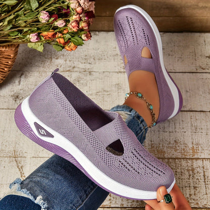 Edith | Damen Sommer Slip-On Freizeitschuhe
