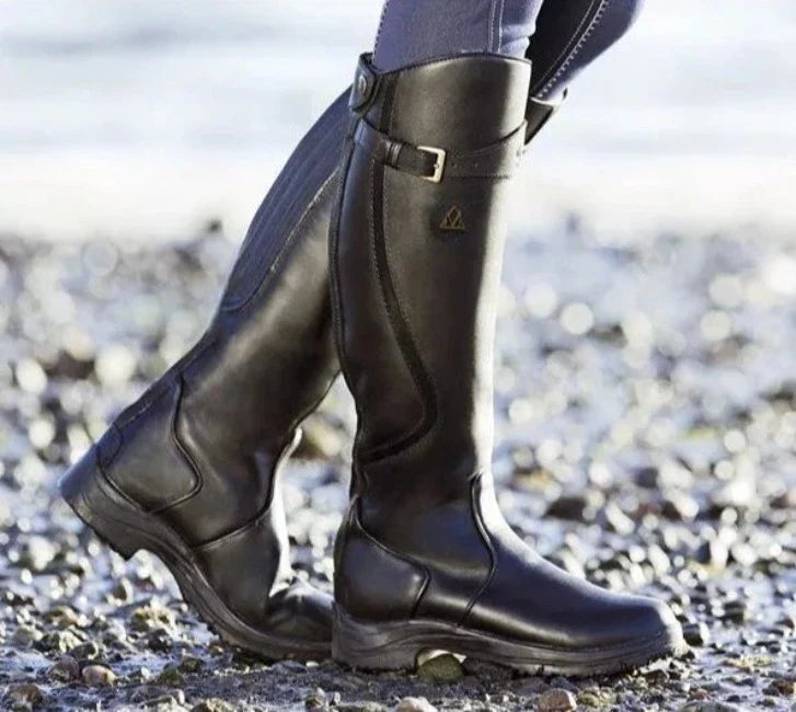 Britta | Damen Winter Reitstiefel kniehoch