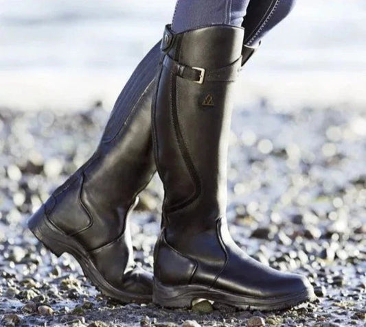 Britta | Damen Winter Reitstiefel kniehoch