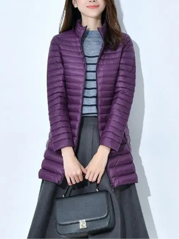 Anke | Damen Winter Steppmantel mit Schmaler Passform und Reißverschluss