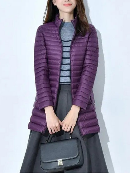 Anke | Damen Winter Steppmantel mit Schmaler Passform und Reißverschluss