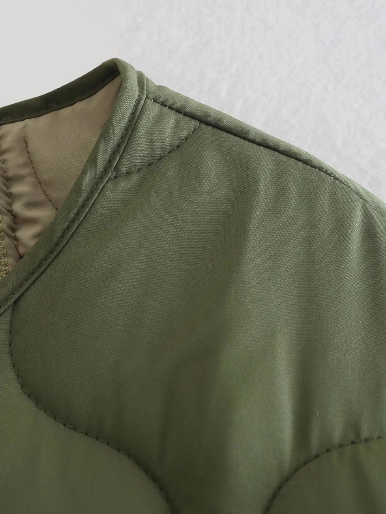 Edith | Damen-Steppjacke mit Knopfleiste