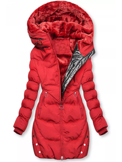 Kerstin | Damen Winter Steppjacke mit Kapuze