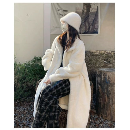 Pauline | Luxus Kunstpelz Mantel für Damen Wintermode
