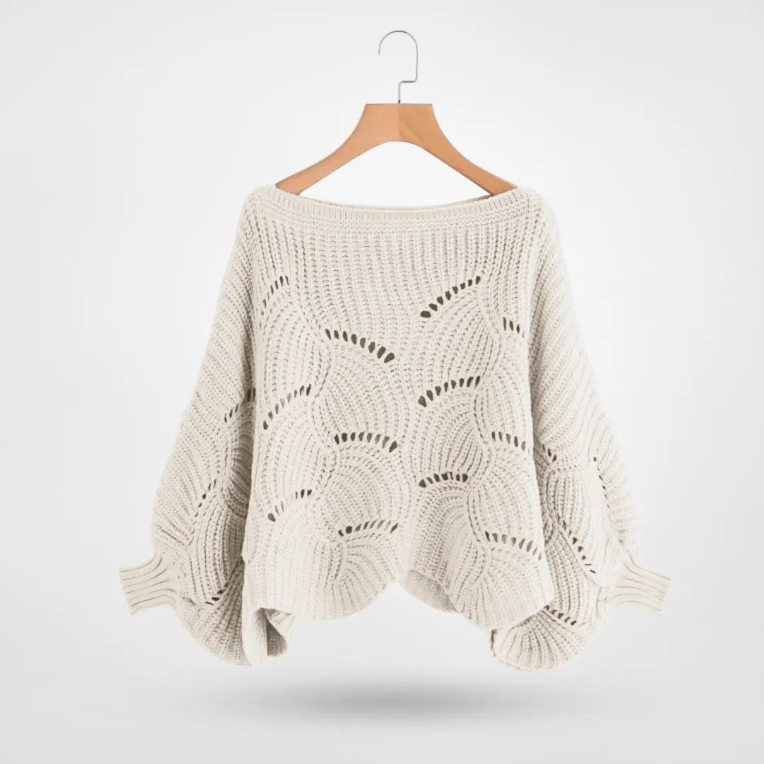 Stefanie | Damen Winter Oversized Strickpullover