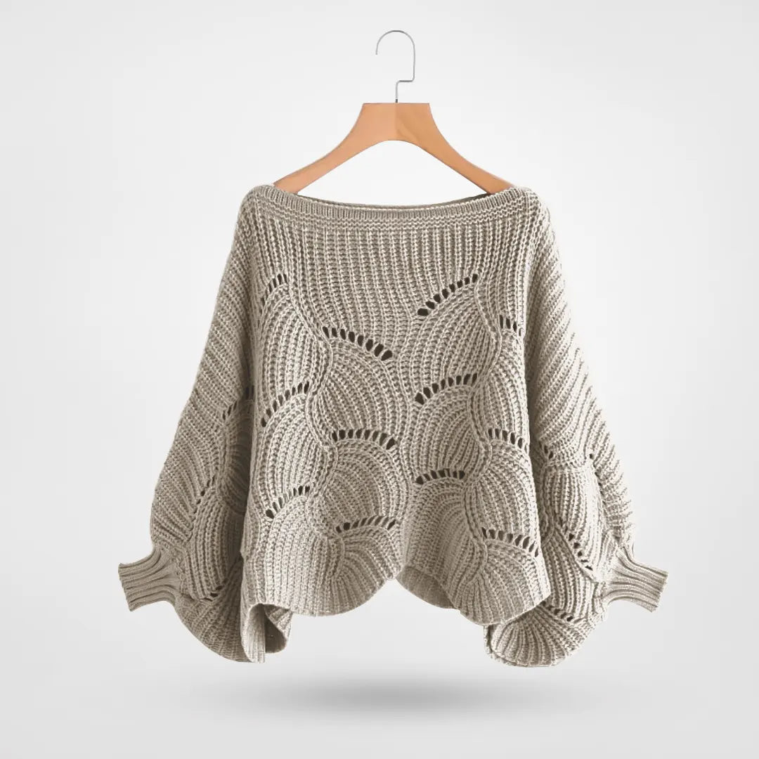 Stefanie | Damen Winter Oversized Strickpullover