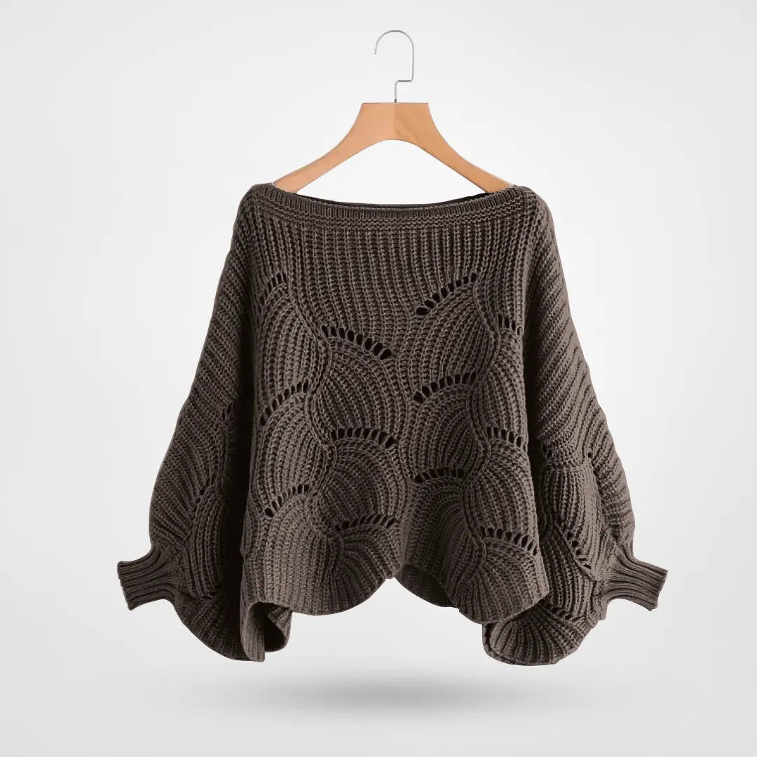 Stefanie | Damen Winter Oversized Strickpullover