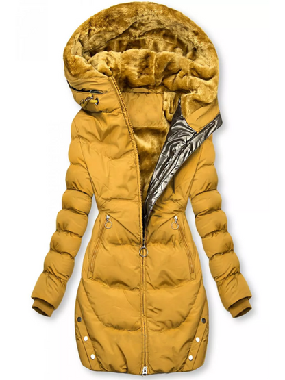Kerstin | Damen Winter Steppjacke mit Kapuze