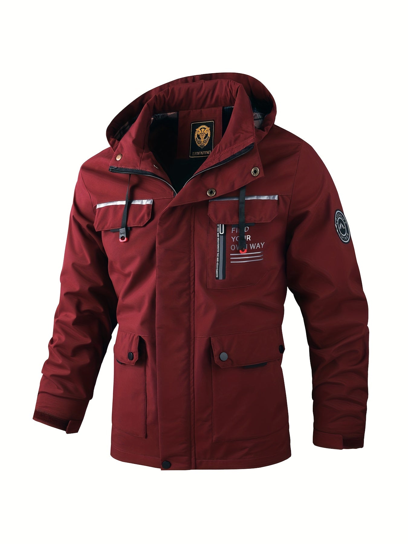 Klaus | Herren Wasserdichte Winterjacke mit Kapuze