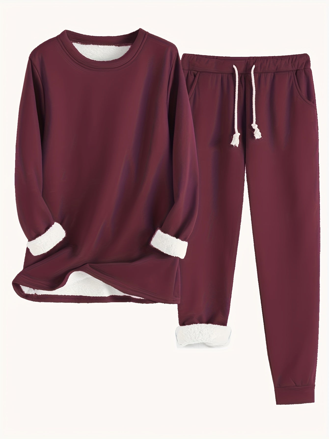 Gabriela | Damen Lässiges Winter-Loungewear-Set