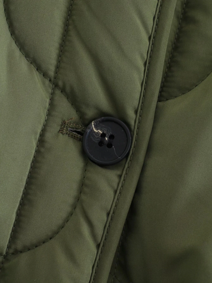 Edith | Damen-Steppjacke mit Knopfleiste